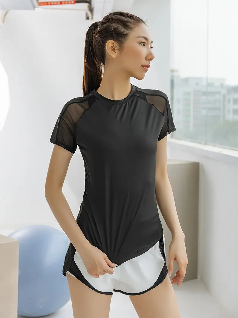 Women's Quick-Dry Athletic Short Sleeve Tee