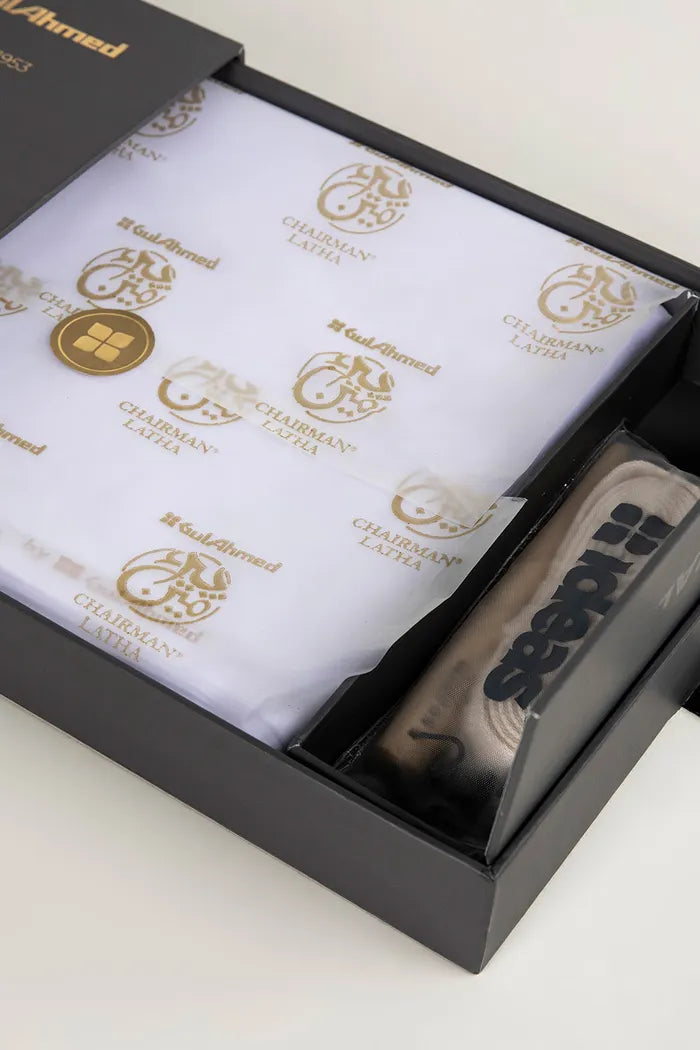 Chairman Latha Unstitched Fabric Cotton with Luxury Gift Box