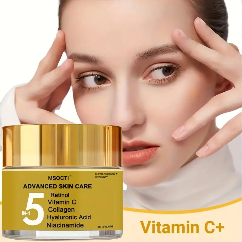 Moisturizing Face Cream with Retinol, Vitamin C, Collagen