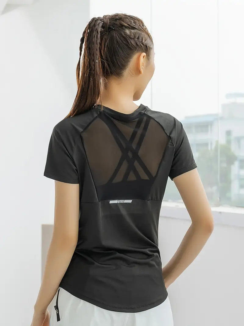 Women's Quick-Dry Athletic Short Sleeve Tee