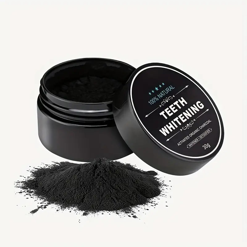 Coconut Shell Activated Carbon, Whitening Teeth Powder, Deep Cleans, Fresh Breath, No Fragrance, Reusable, Suitable for Toothbrushes And Tongue Cleaners Coconut Shell Activated Carbon, Whitening Teeth Powder, Deep Cleans, Fresh Breath, No Fragrance