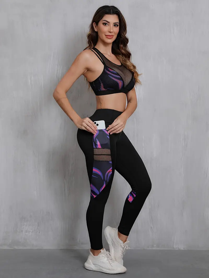 Women's High-Stretch Yoga Outfit Set