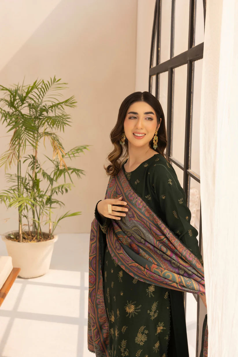 MWD-01 DHANAK 3PC STITCHED/UNSTITCHED