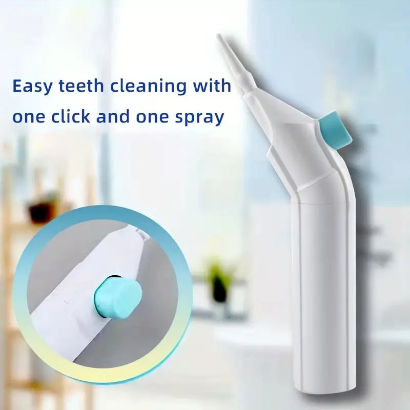 Cordless Tooth Flosser Oral Irrigator - Portable, No Need To Charge, Perfect For Family Travel & Daily Dental Care - Ideal Father's & Mother's Day Gift!