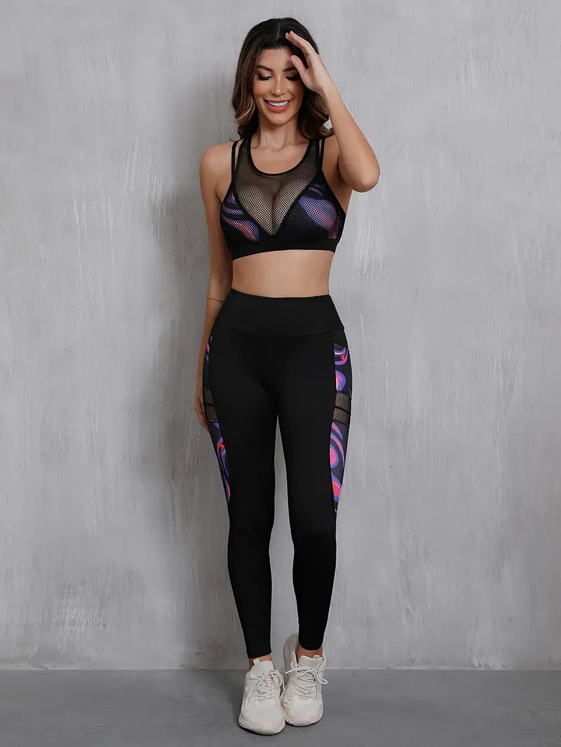 Women's High-Stretch Yoga Outfit Set